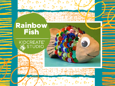 Kidcreate Studio - Woodbury. WELCOME WEEK- 50% OFF! Rainbow Fish Workshop (18 Months-6 Years)