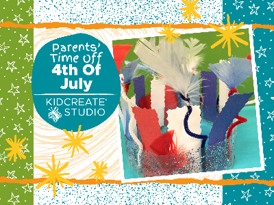 Kidcreate Studio - Fairfax Station. Parent's Time Off- 4th of July (4-10 Years)